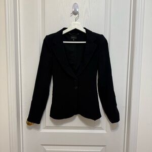 T Babaton Classic Black Wool Blazer Slim Fit Size 0